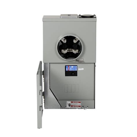 electric meter box hub|Main breaker meter combo Breaker Boxes .